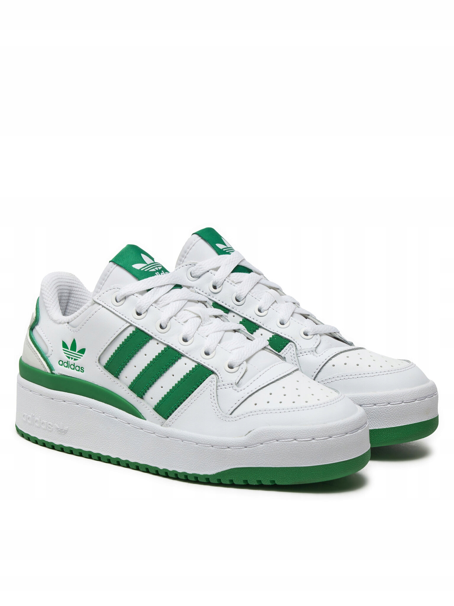 Adidas Forum Bold Bílé Sportovní Boty S Pásky A Kůží 38 U2B