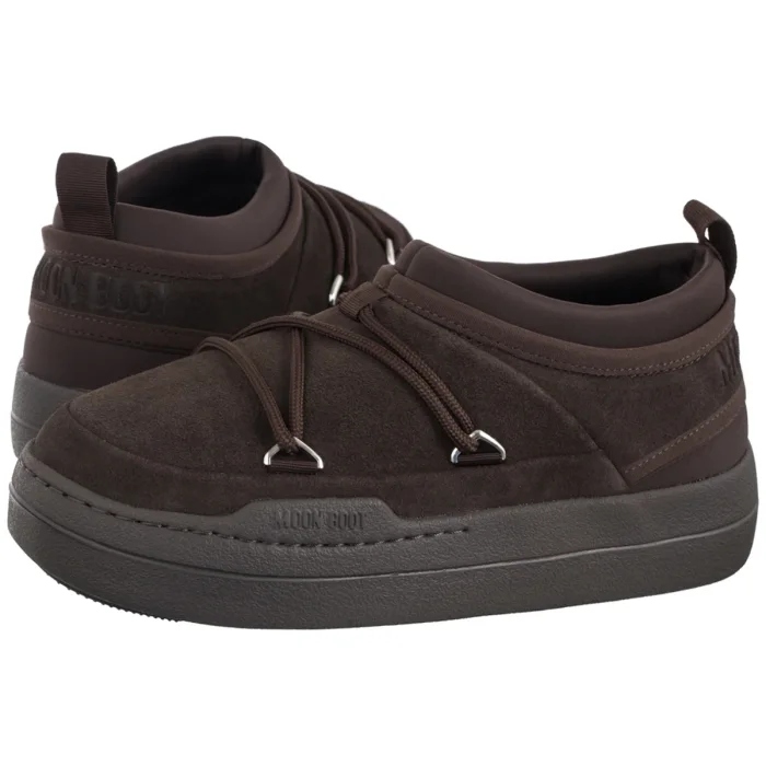 Dámské polobotky Moon Boot Mb Park Icon Suede Dark 2470170 Hnědé