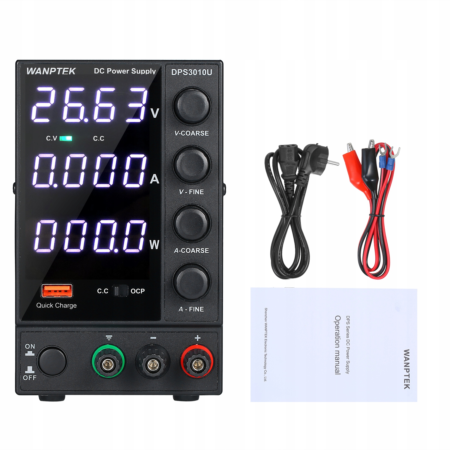 Zasilacz laboratoryjny WANPTEK DPS3010U 0-30V0-10A