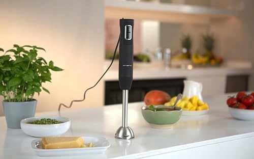 EMERIO Blender Ręczny 250W Stal Nierdzewna BPA Free Czarny Uchwyт — miniatura 4