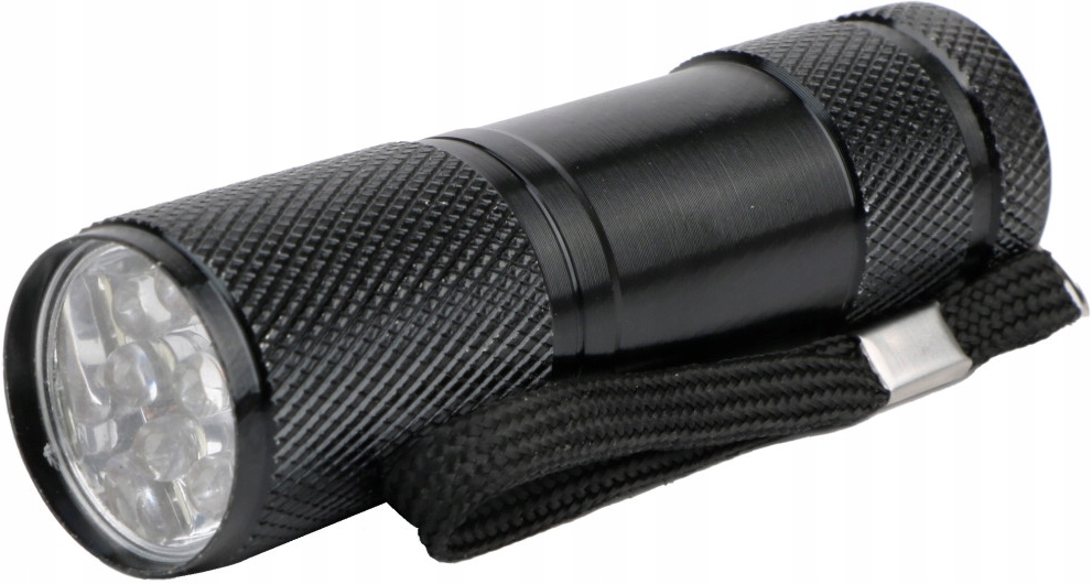 Kieszonkowa Latarka Entac 9 LED 3xAAA IP44 Black