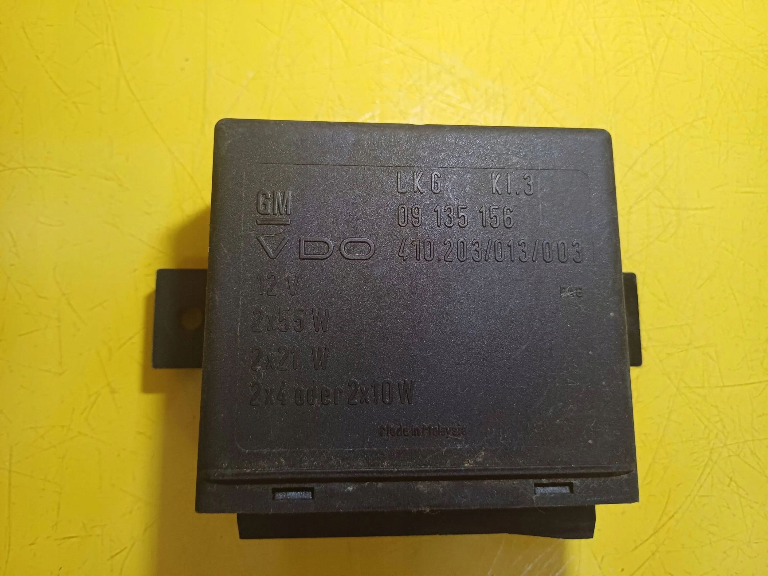 MODUŁ STEROWNIK ŚWIATEŁ OPEL ZAFIRA A 09135156 NR1135 Producent części Opel OE