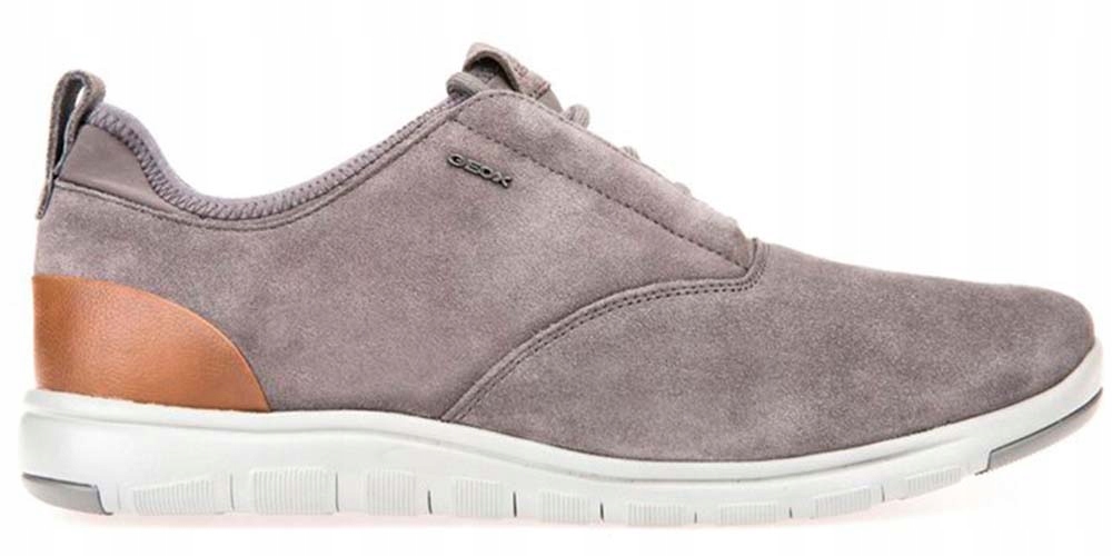 Geox U Xunday 2FIT A Buty sportowe beżowe skórzane 45