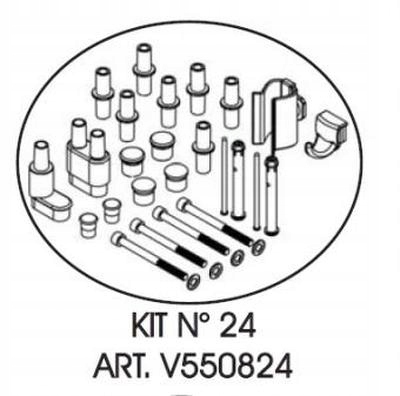 Levně Sada Šroubů Pro Magic Šedá Kit 24