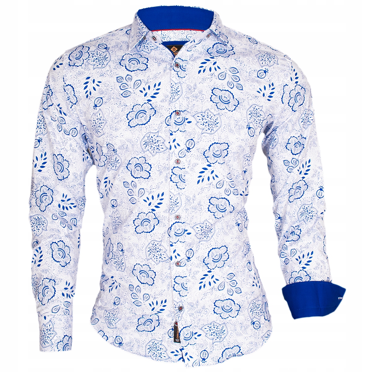 

Koszula Męska Elegance Bawełniana Flowers Slimfit