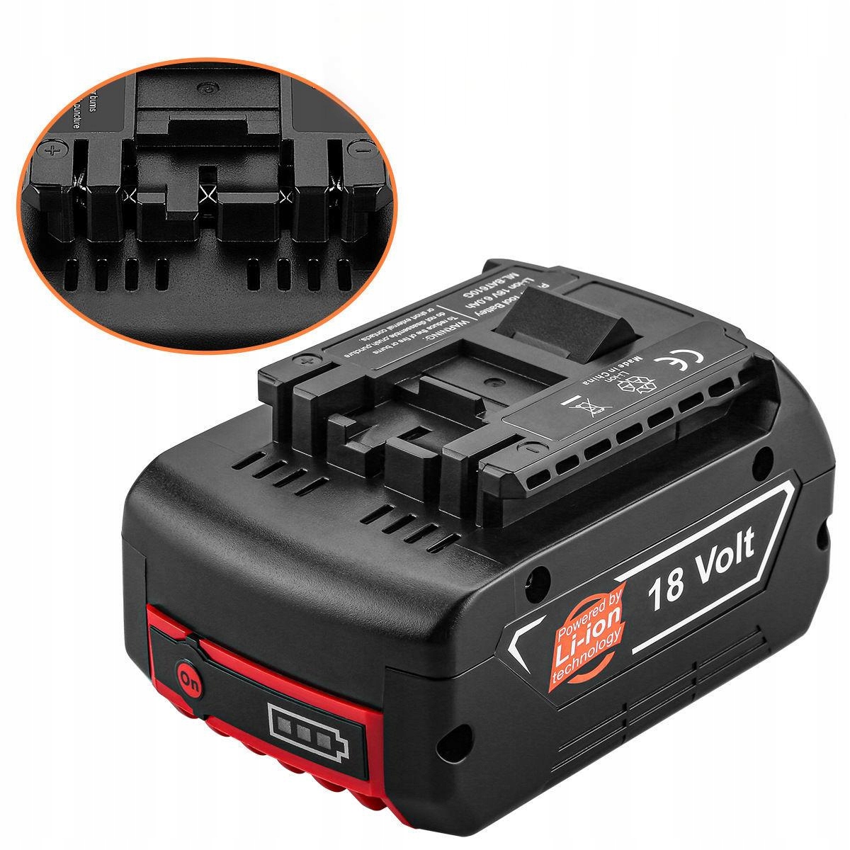 Bateria zamiennik 1600A002U5 do Bosch Gba 18V Professional System 18 V 5Ah