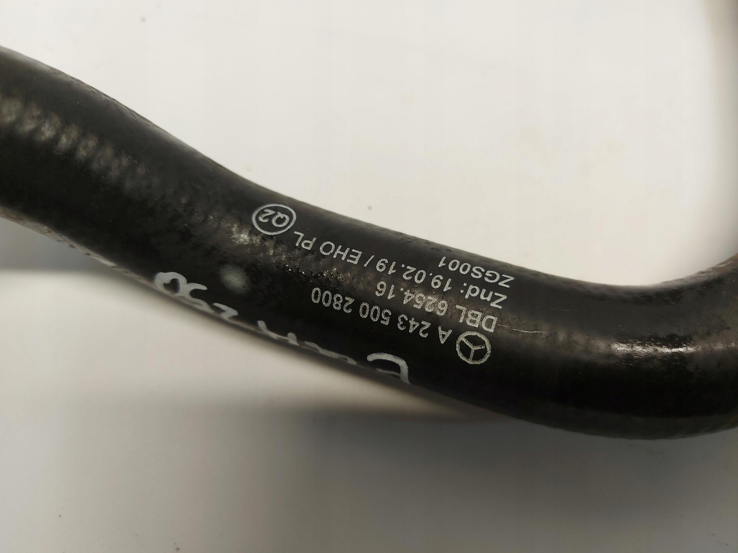 Mercedes EQA 250+ W243 vedení vody A2435002800