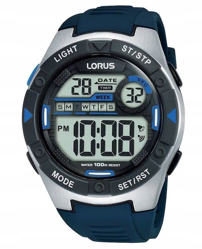 Hodinky Lorus Sport Digital R2395MX9 WR100 46 mm