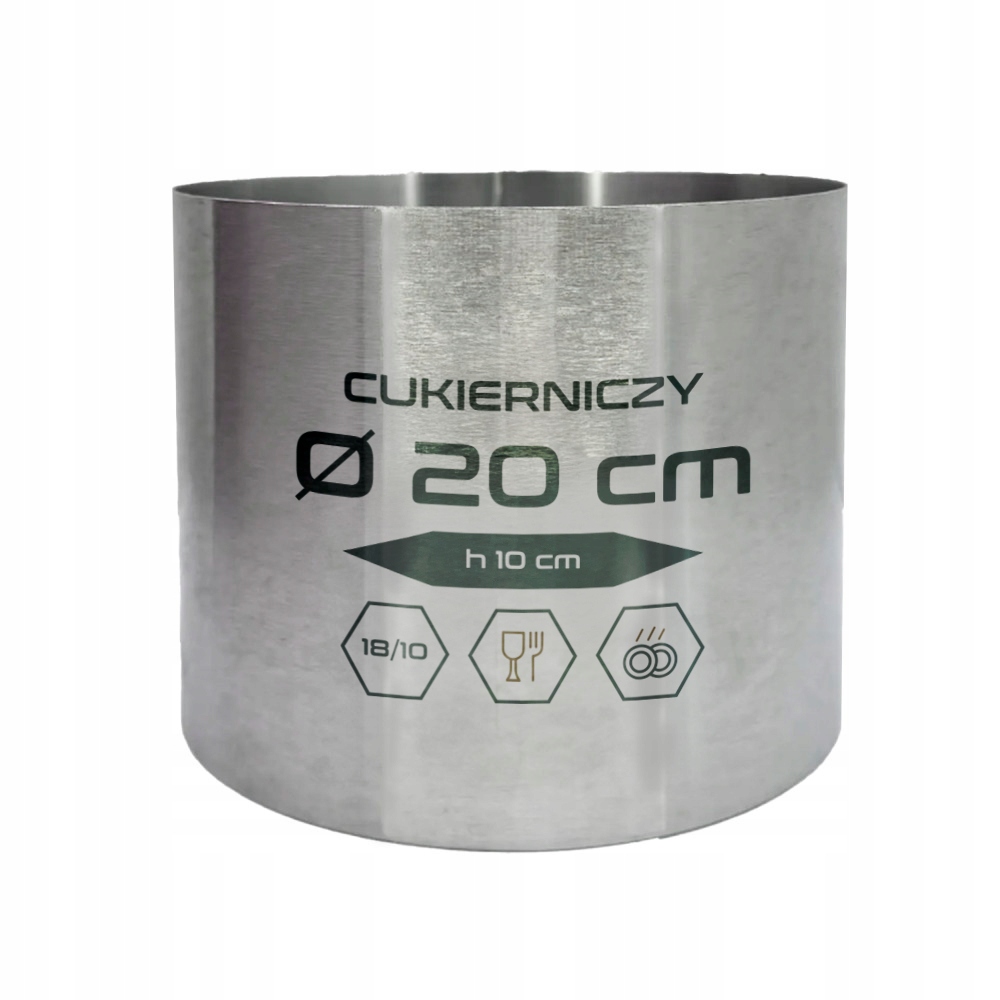 Levně Forma kulatý o délce 20 cm, h10 cm, ocel 18/10