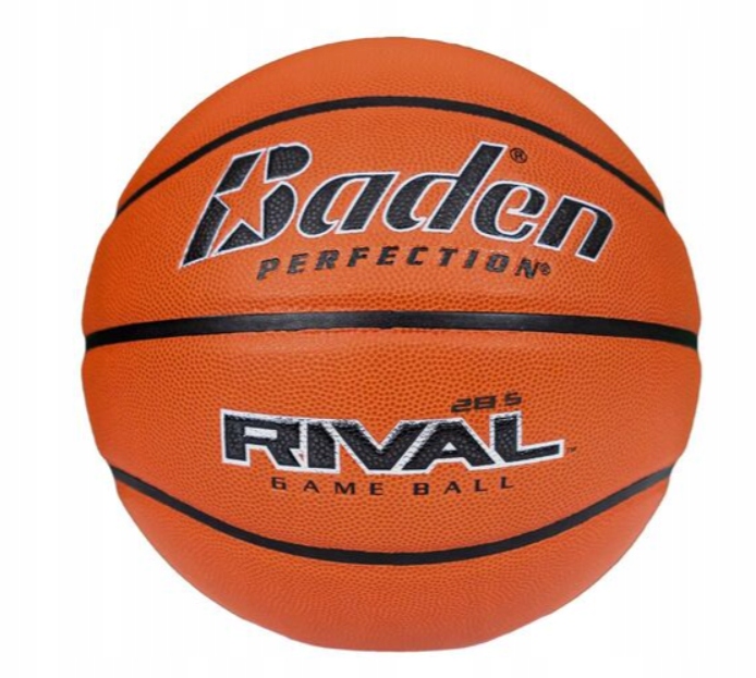 Basketbalový míč Baden, velikost 6 28,5 Palce, Oranžový