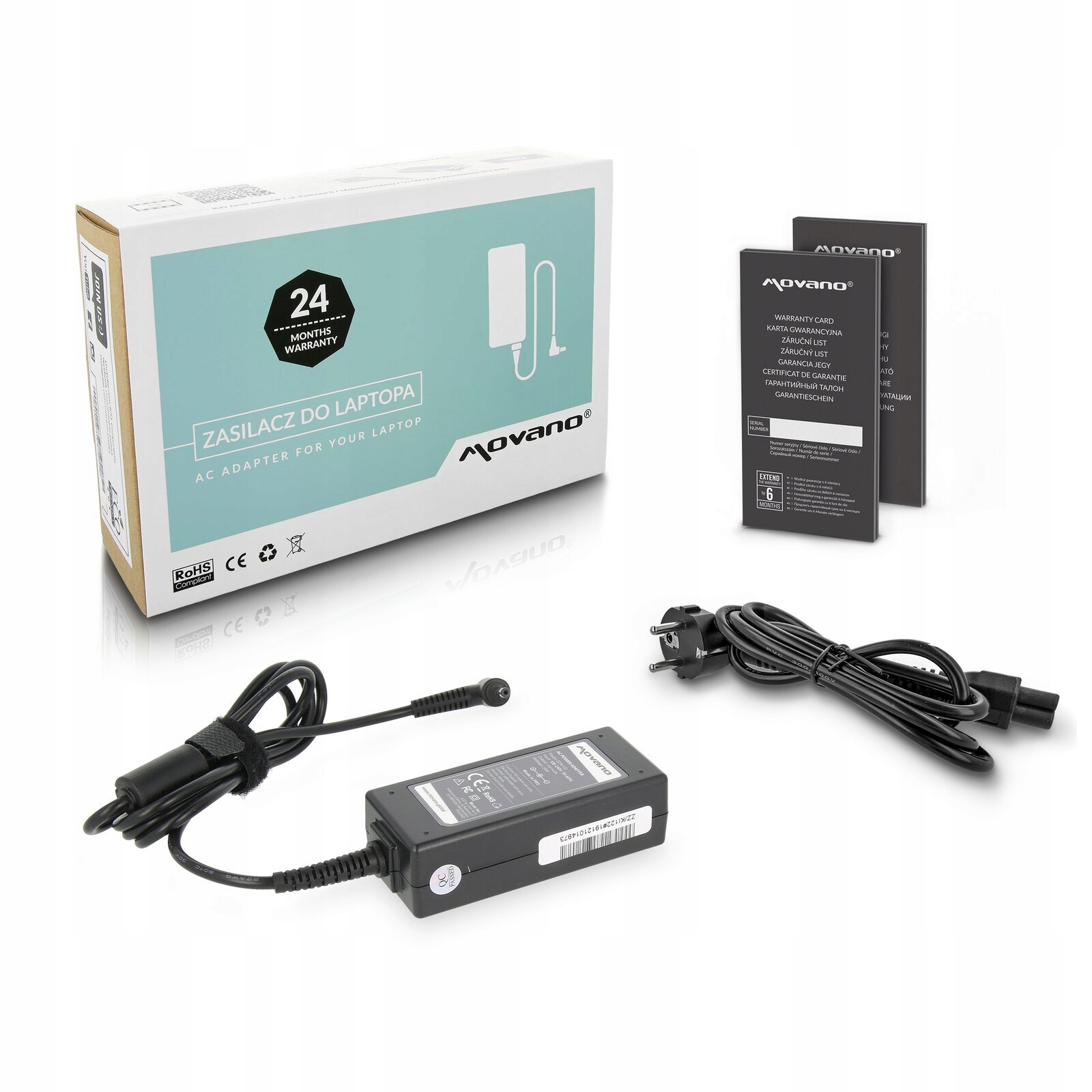 

Zasilacz 12V 2A 24W 3.5x1.35 Kiano SlimNote 15.6