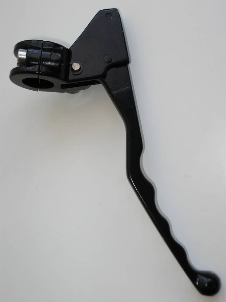 DZWIGNIA SPRZEGLA Z OBEJMA KLAMKA - ETZ MZ - LEWA (2723)