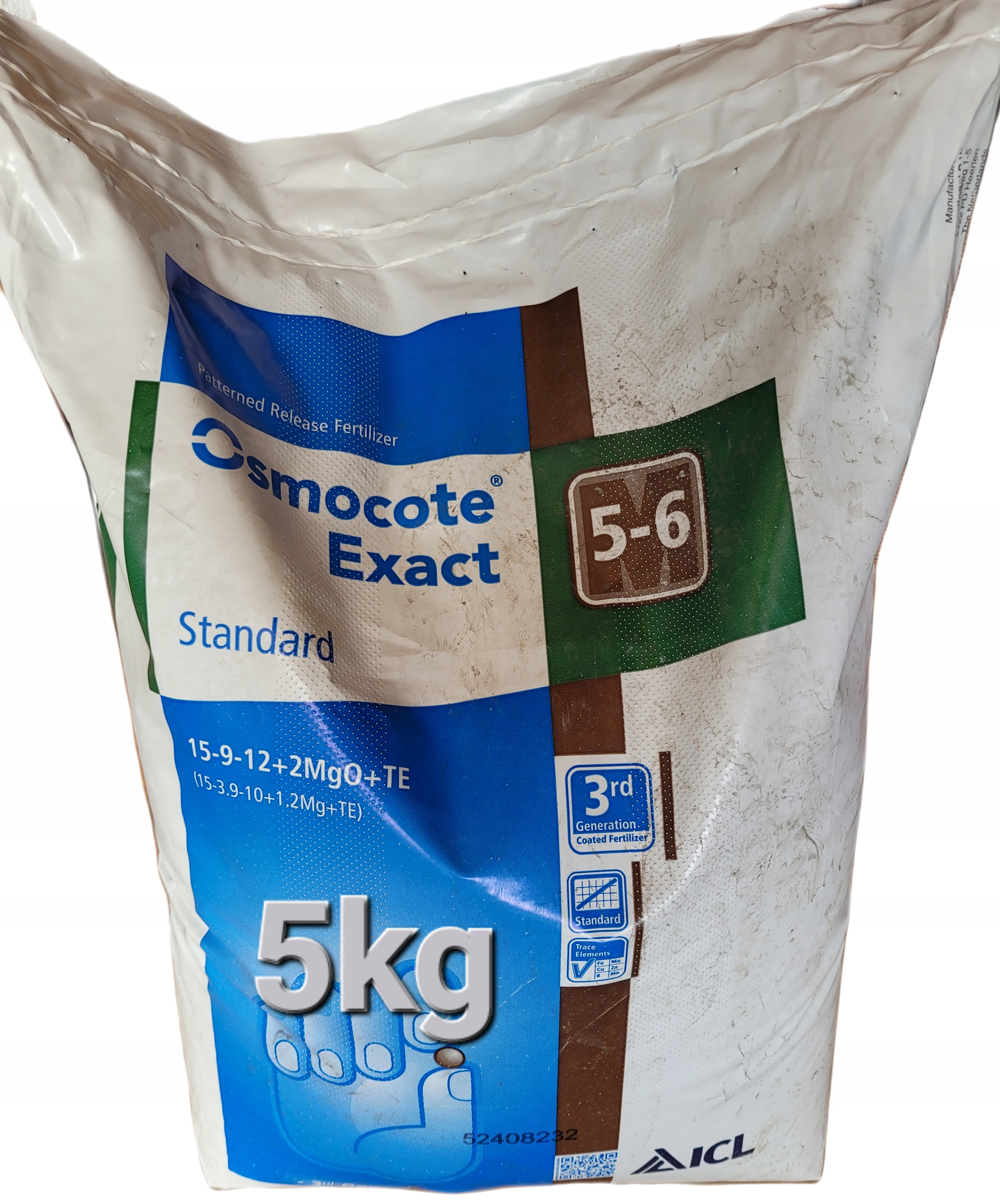 Osmocote Exact 5-6M standard 15+9+12+2MgO+TE owoce iglaki opakowanie 5kg!