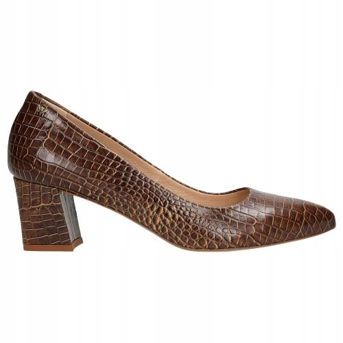 

Buty Wojas Czółenka damskie skóra brązowe r. 40