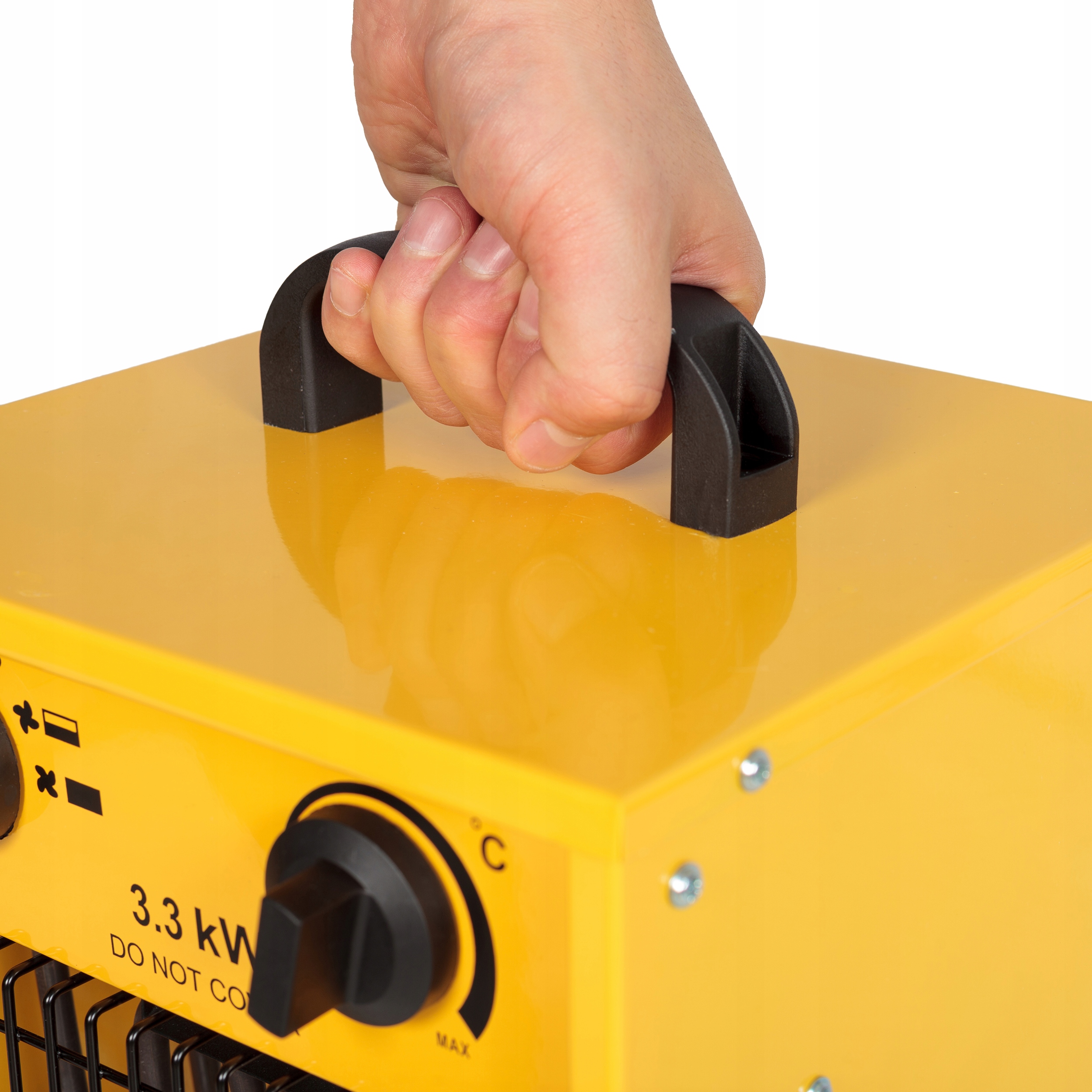 NAGRZEWNICA ELEKTRYCZNA FARELKA DMUCHAWA 3,3KW PL Waga produktu z opakowaniem jednostkowym 5 kg