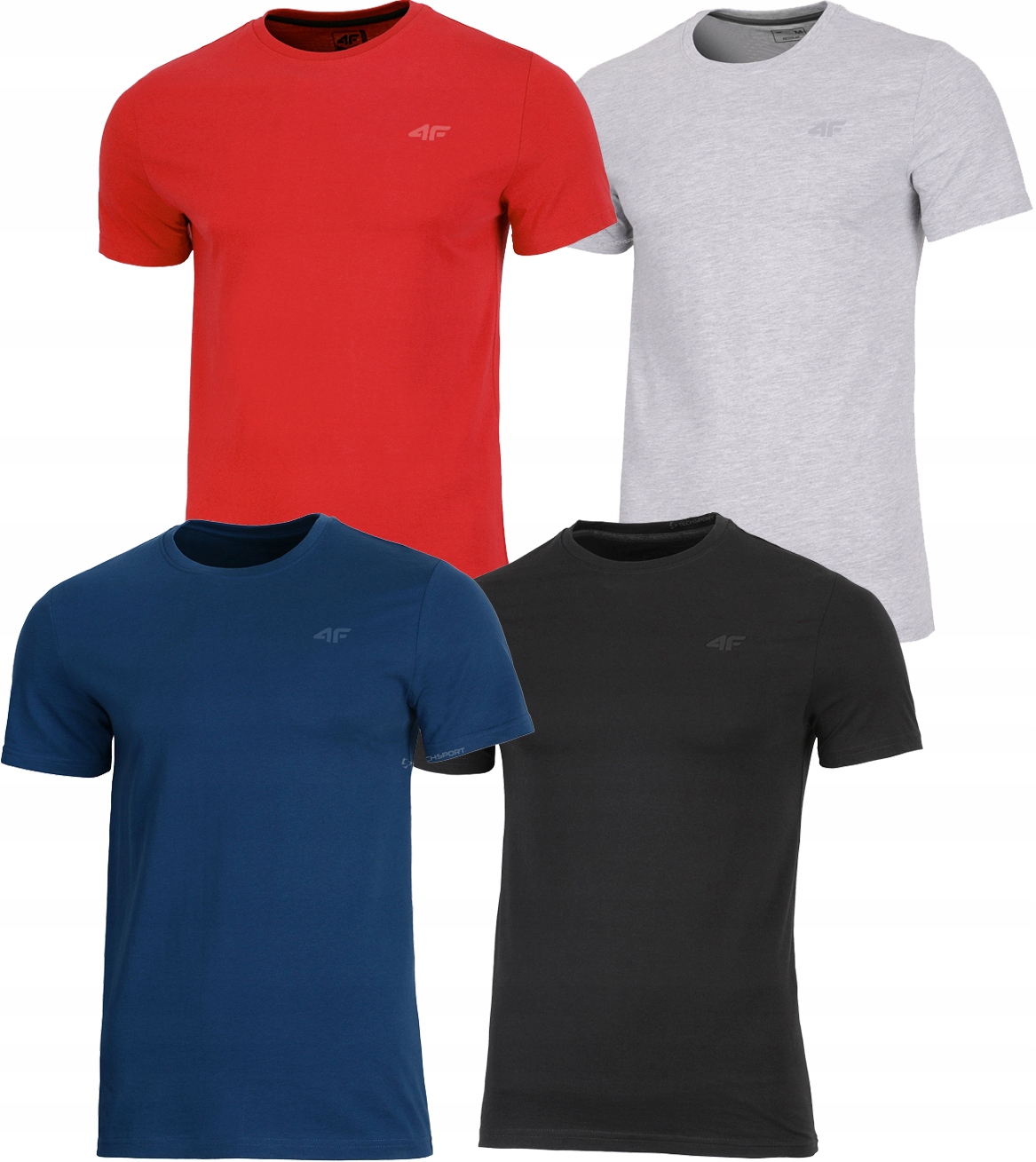 

4F Zestaw 4szt. Męska Koszulka T-shirt / XXXL 3XL