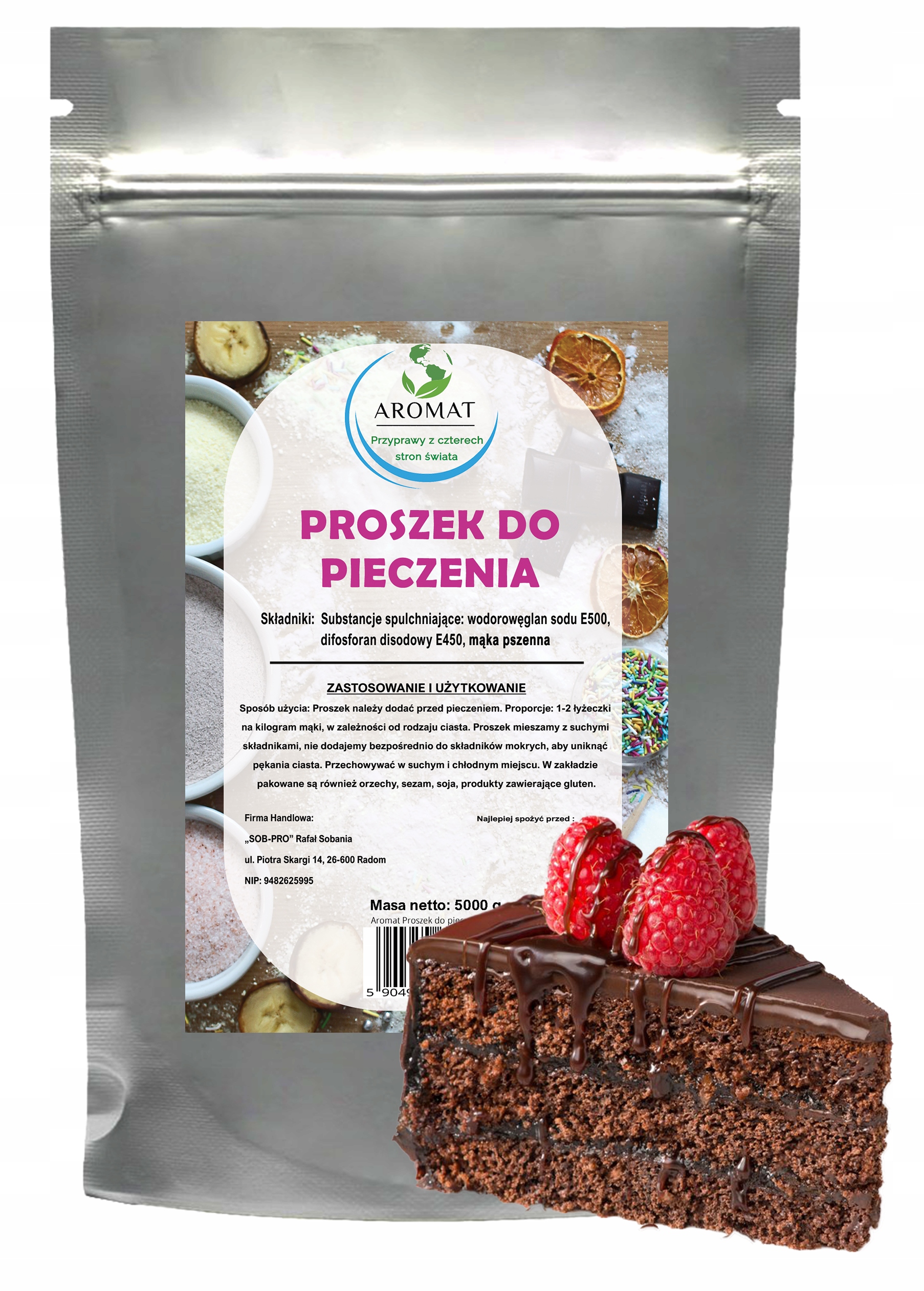 Levně Kypřící Prášek 5000g Na Pečení Koláčů Přírodní 5000G