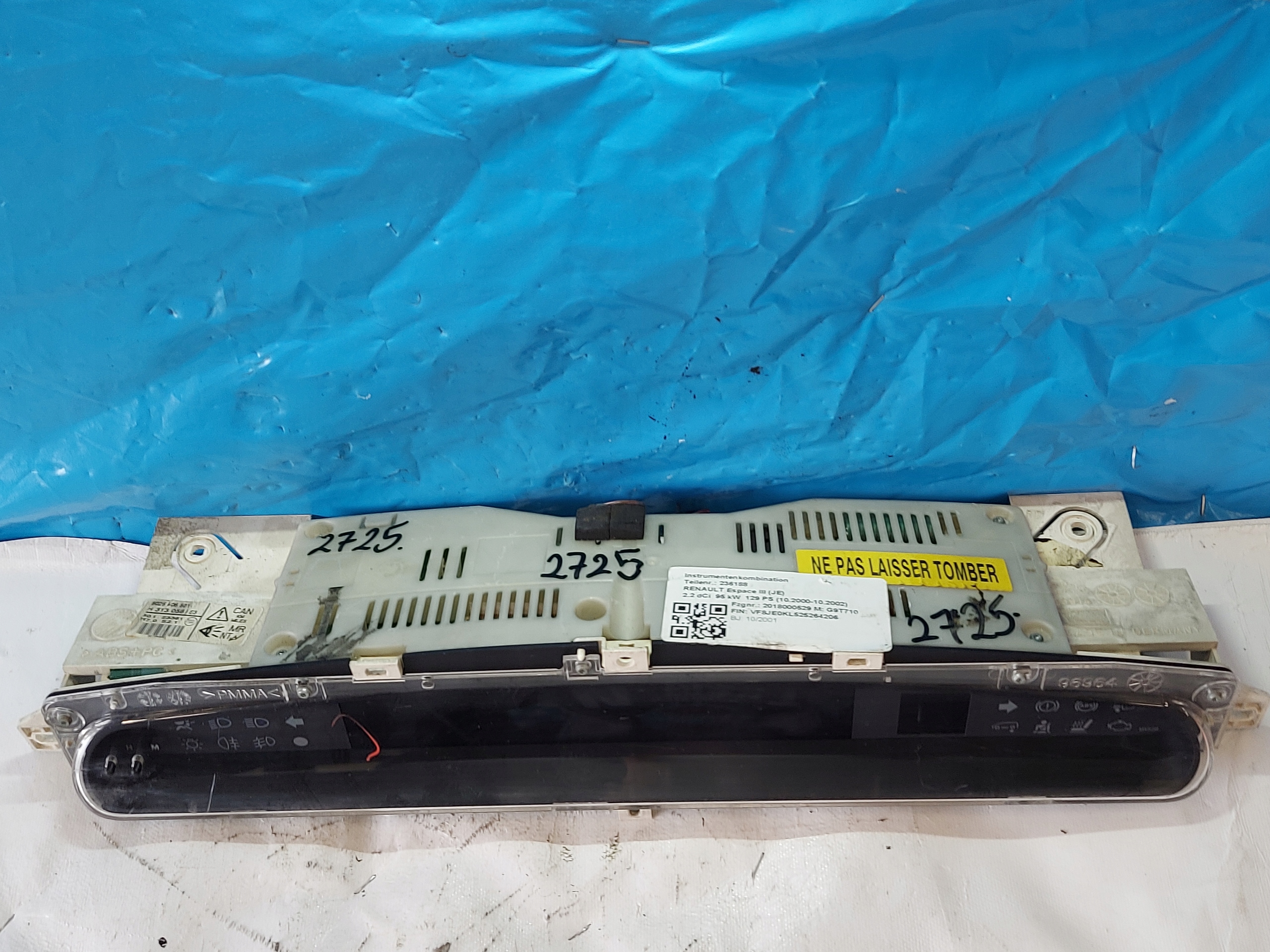 dials clock ESPACE III DIESEL 2.2 TD H313056