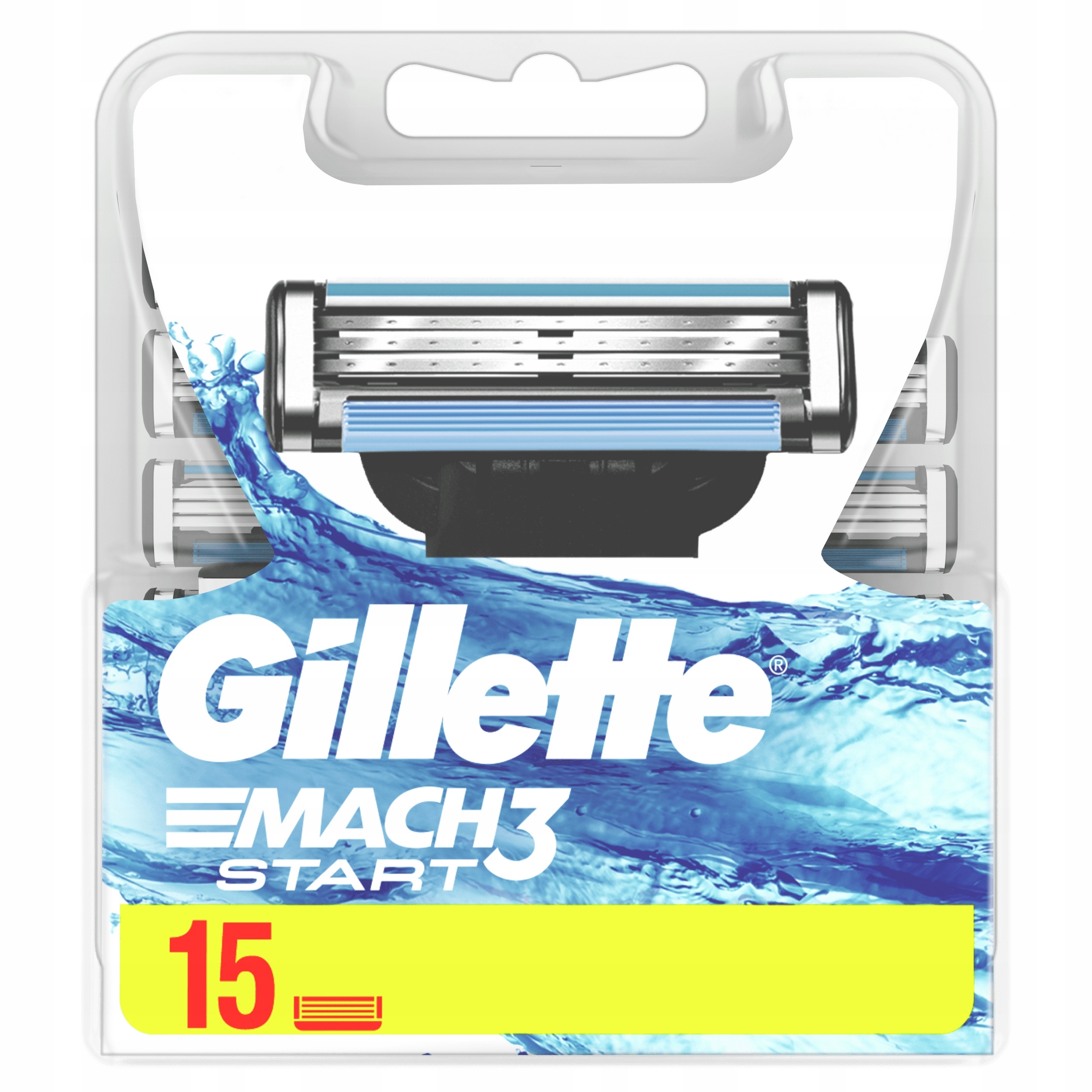 

Gillette Mach3 Start Ostrza wkłady 15 sztuk