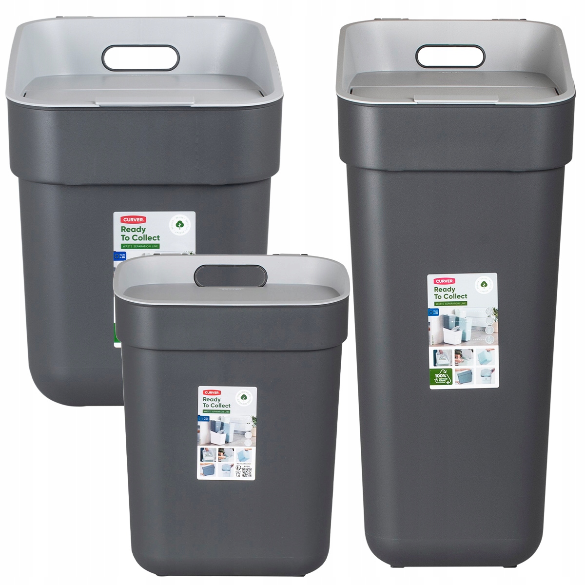 

Zestaw Kosz Pojemnik Do Segregacji Śmieci Curver