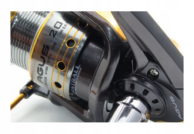 KOŁOWROTEK MISTRALL AGUS FD 20 6+1 BB 5,5:1 Model Agus