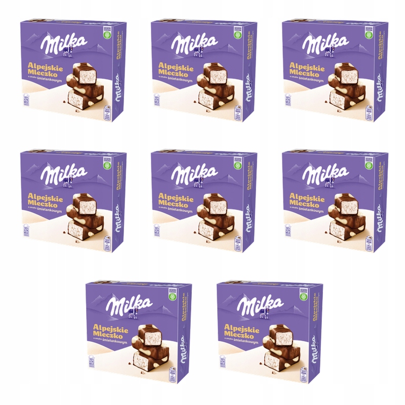 Milka Alpské mléko Happy Cows 330 g X8