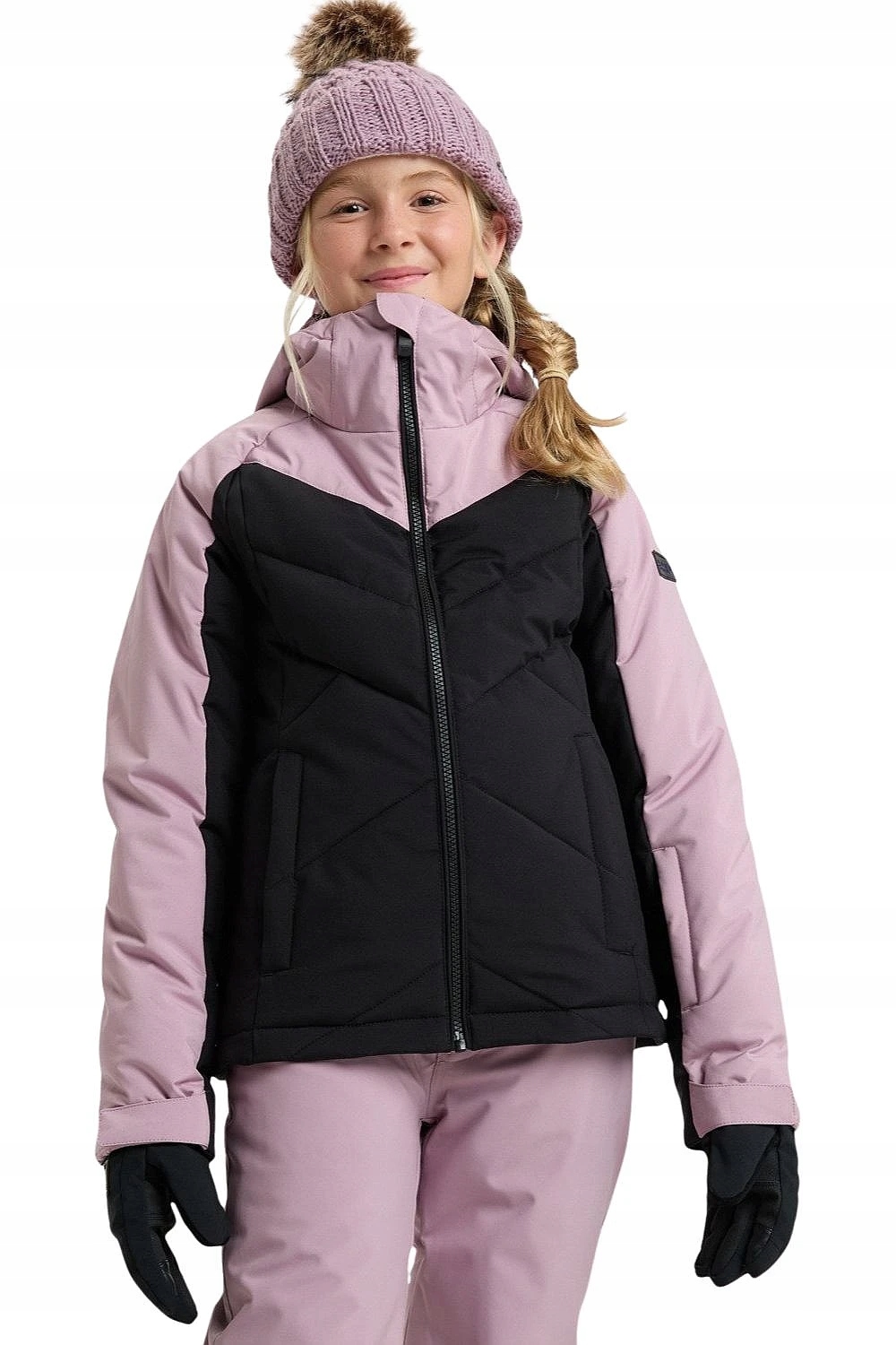 kurtka dziecięca Roxy Snowsylva KVJ0/True Black