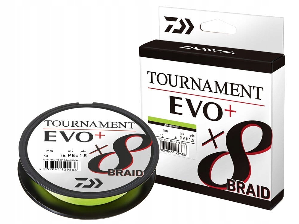 Plecionka Daiwa Tournament 8X Evo+ 135m 0,14mm