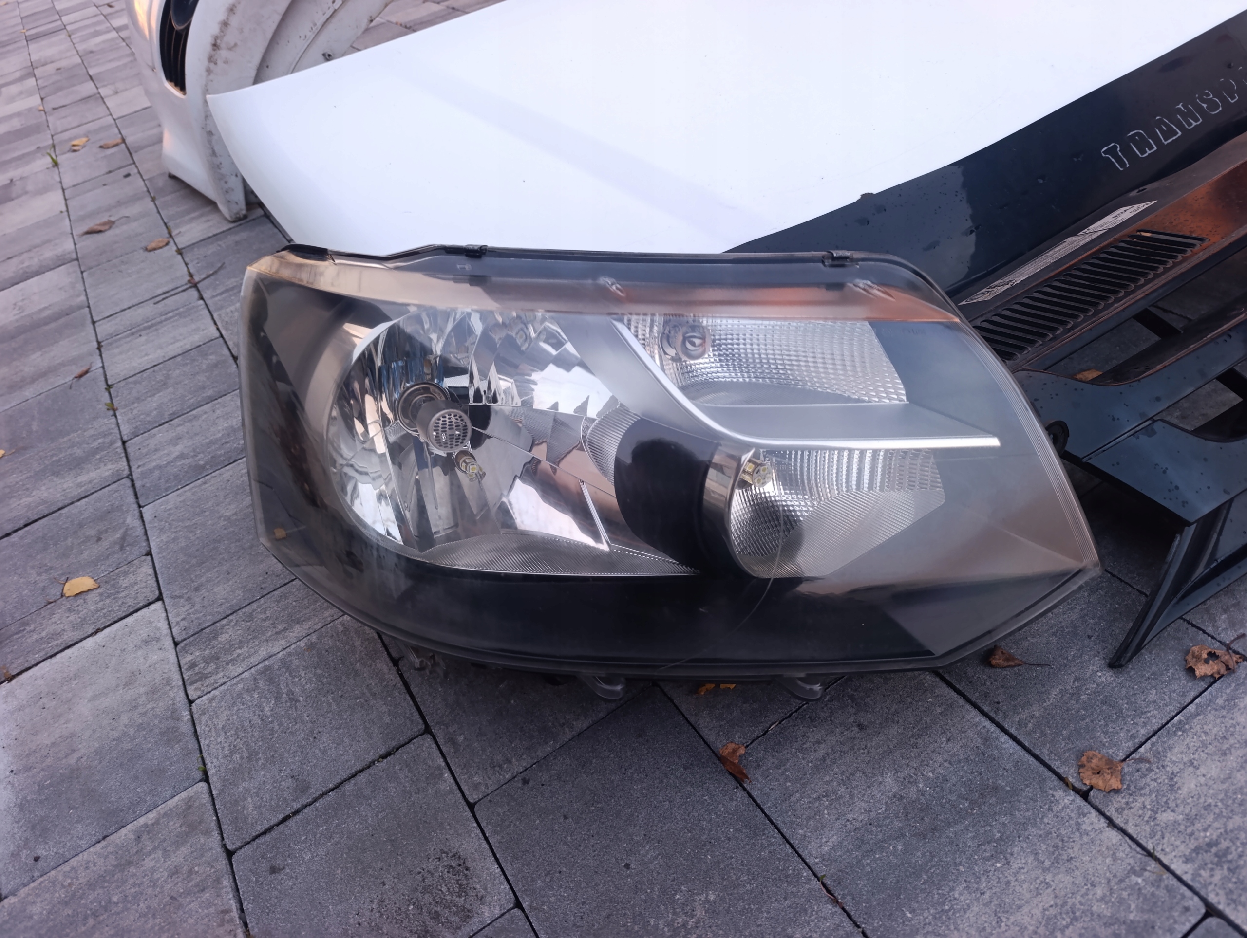 complete front bonnet bumper lights support panel for radiators VW T5 LIFT 2.0 TDI