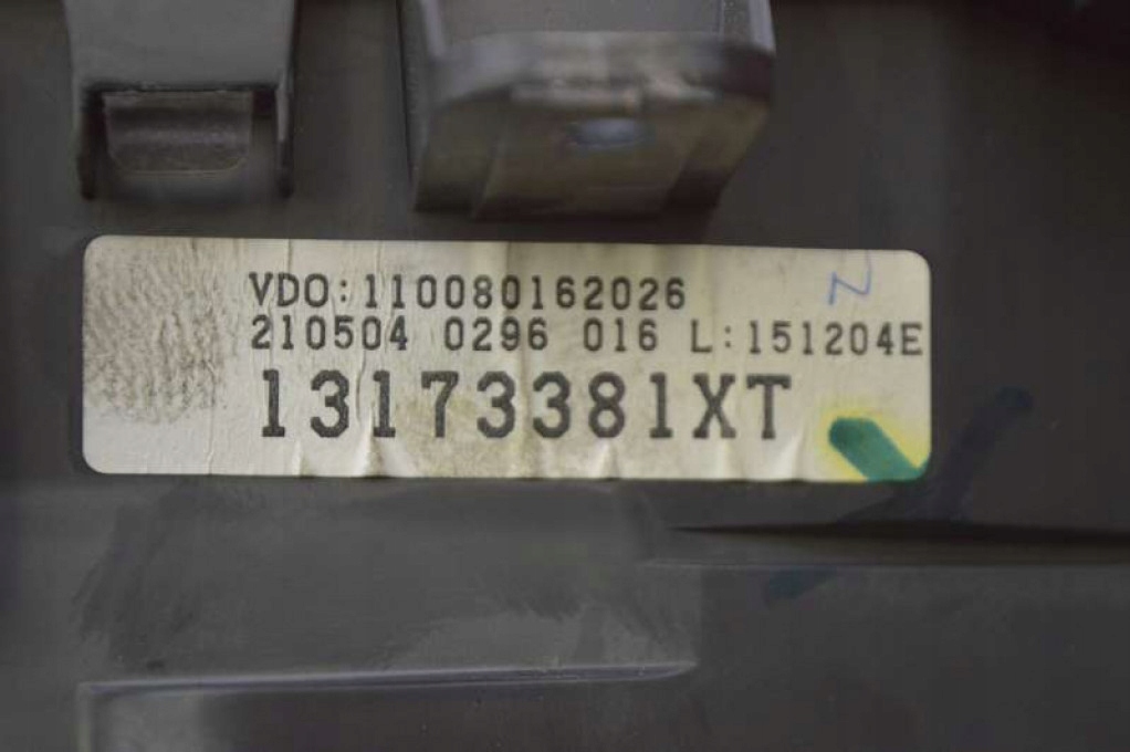 dials dials EU 13173381XT OPEL MERIVA A 1.7 CDTI 100 KM 02-06