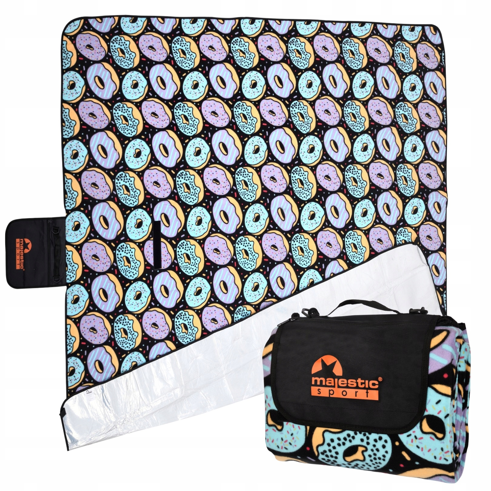 

Koc piknikowy plażowy duży mata na biwak 200x200