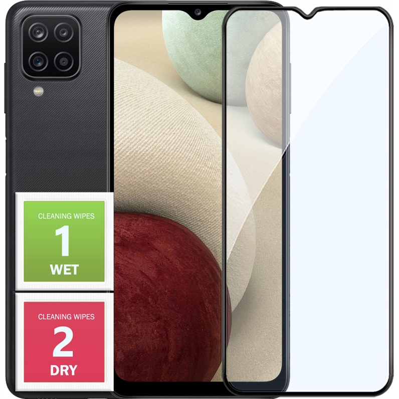 Szkło Hartowane 5D do Samsung Galaxy A12 /M12 Na Cały Ekran Szybka Szkiełko