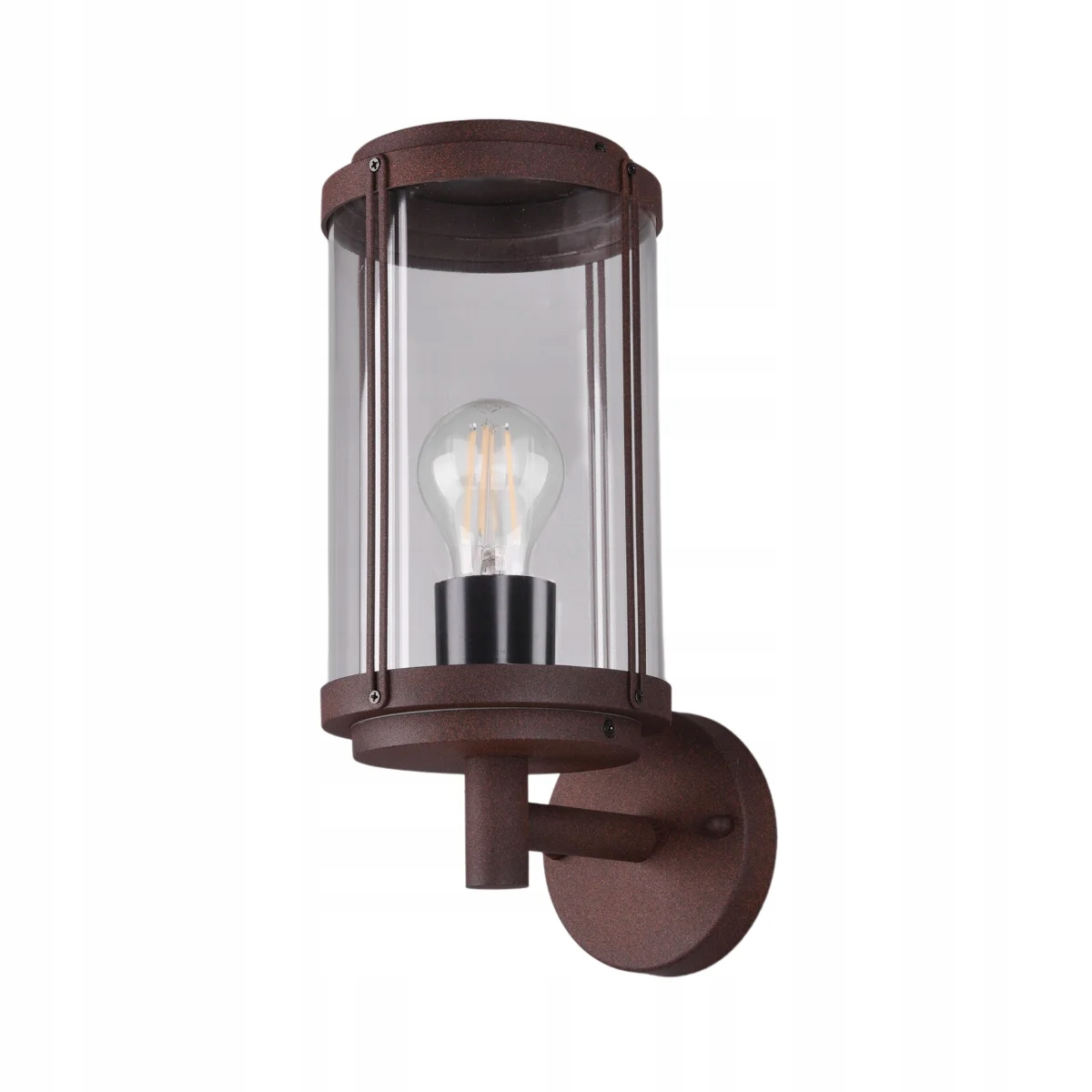 Fasádní lampa nástěnná lampa rezavá Trio