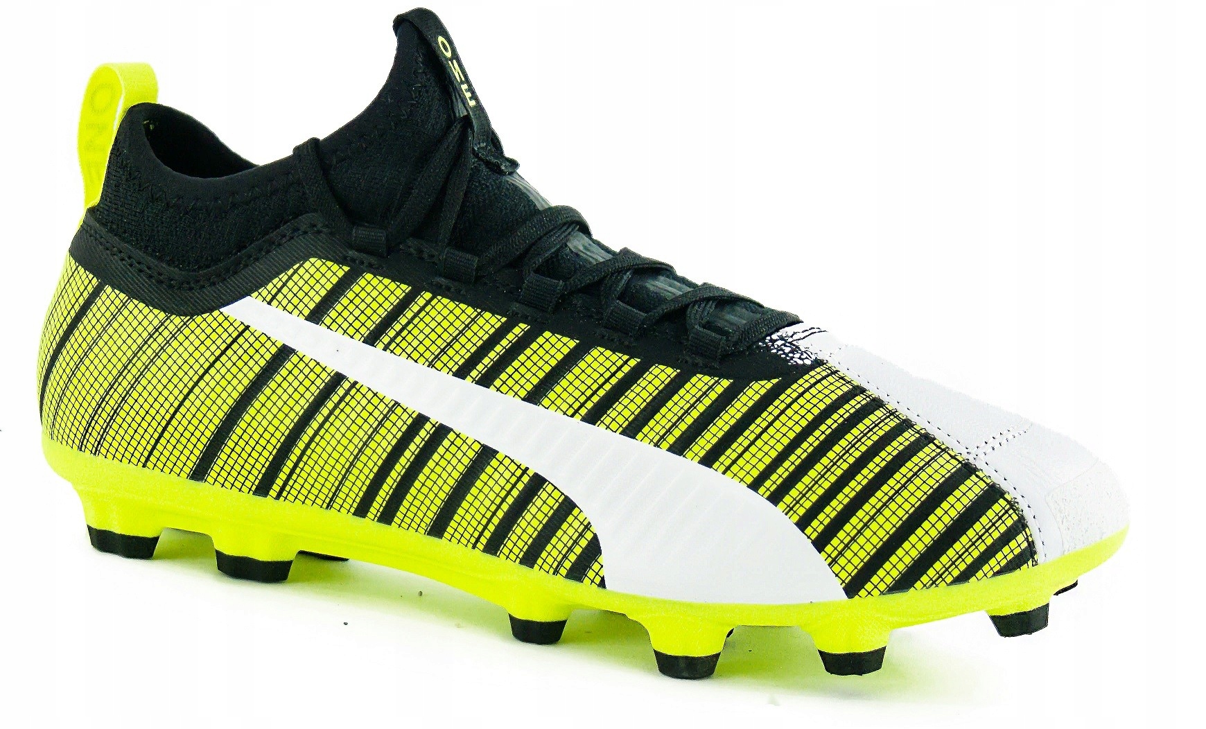 Puma One 5.3 Hg Buty Męskie Piłkarskie (Korki) 105647 02 Czarny/Żółty/Biały