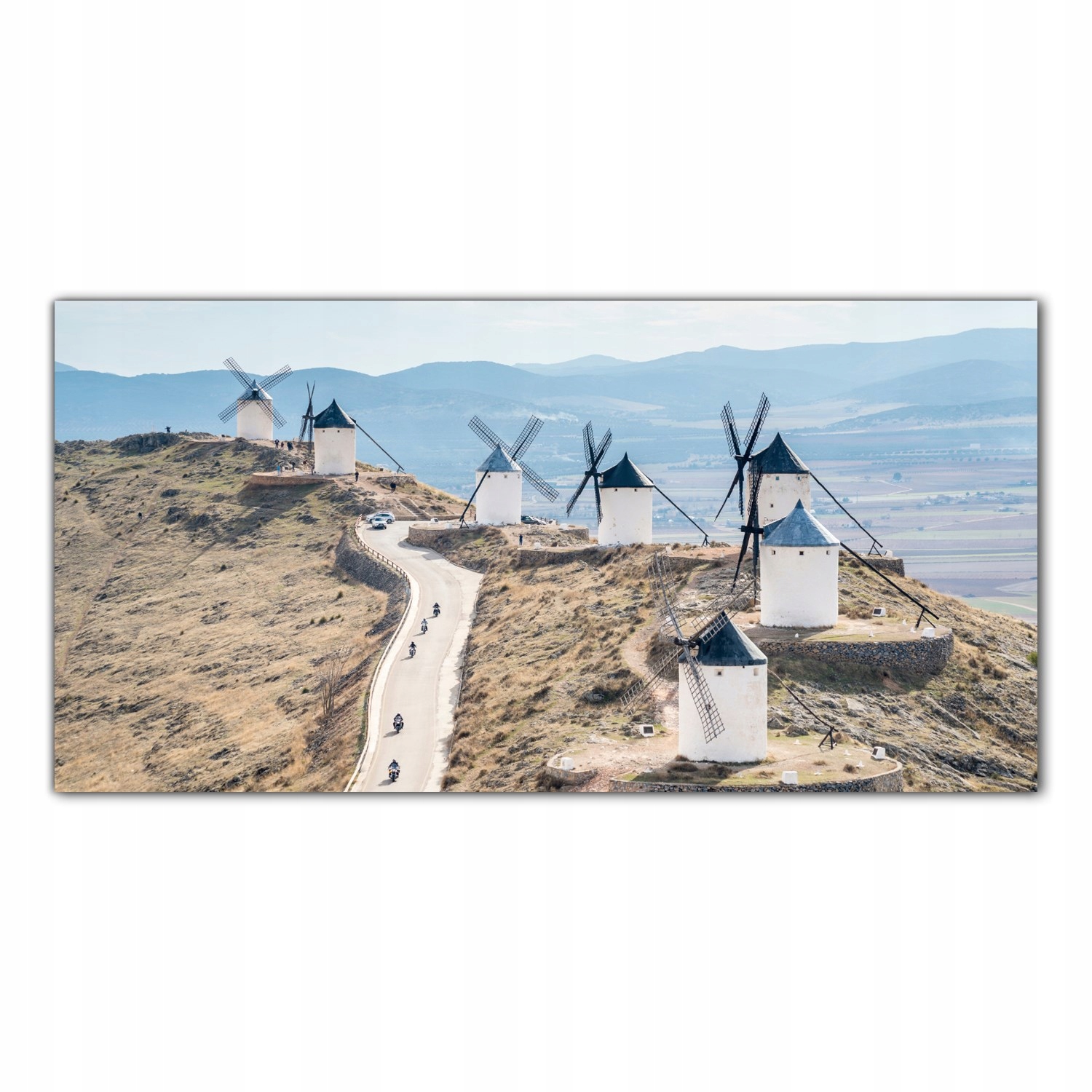 Mlýny Krajina Vesnice 140x70 Panely tvrzené sklo