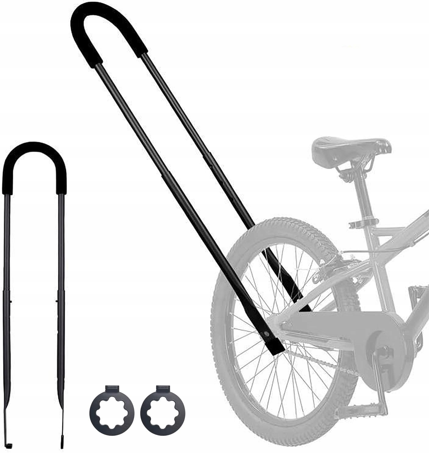 Regulowany Drążek Do Roweru Dziecięcego Krótki Model Dla Dzieci 55-74cm