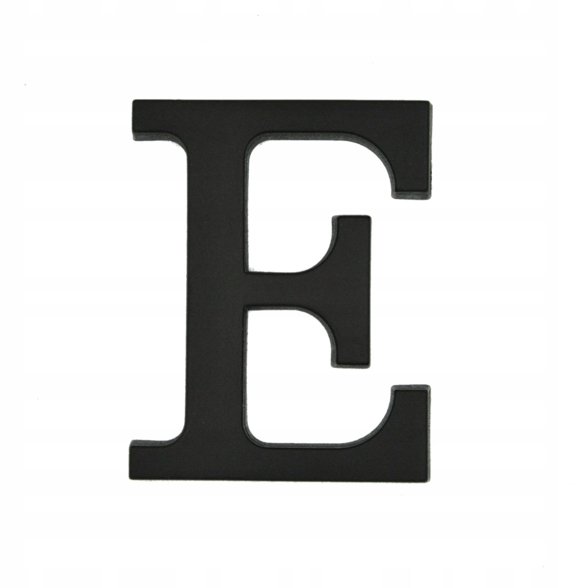 LITERA E NA DOM BUDYNEK ADRES LITERY NA DOM 9 CM - CZARNA