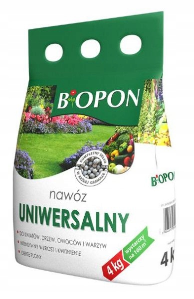 BIOPON NAWÓZ GRANULAT UNIWERSALNY do OGRODU 4 kg