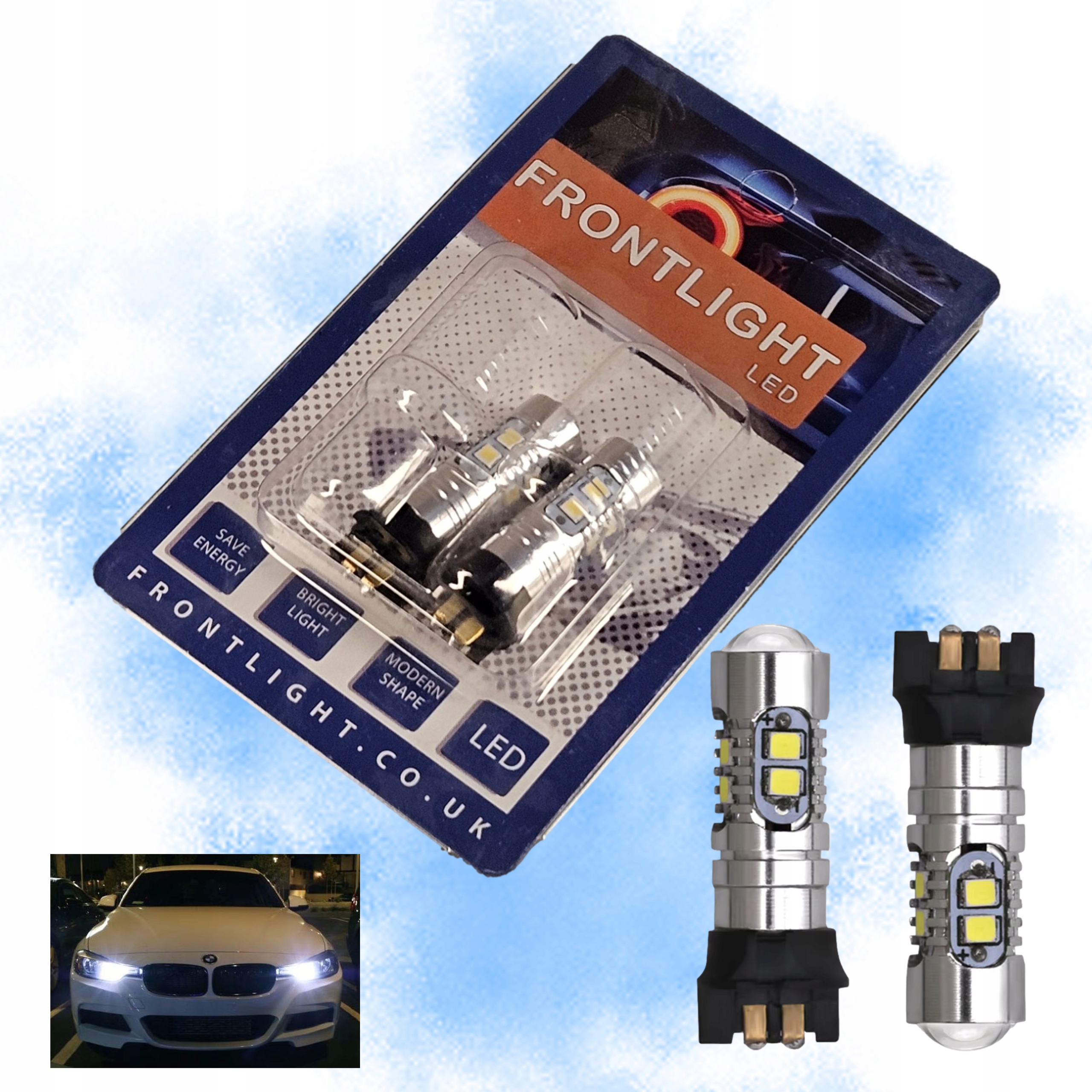 Led Žárovky Denního Světla Bmw 3 F30 F31 F32 Glc Glk X204 X205 208 PW24W