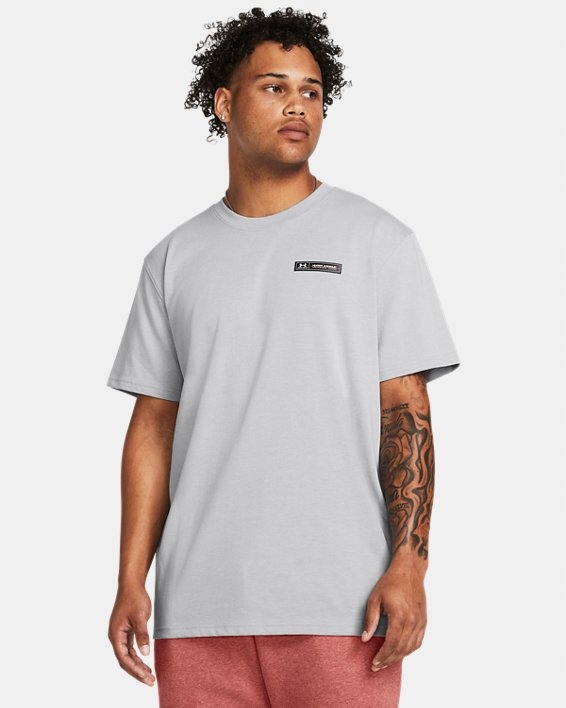 T-shirt Męski Sportowy Under Armour Hw Armour Label Ss Lg