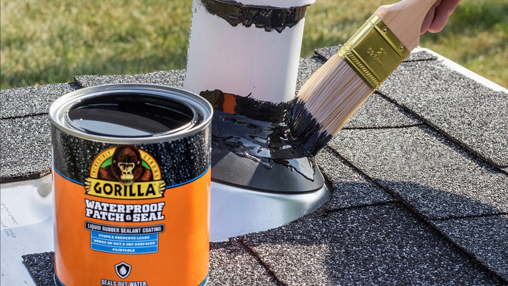 Gorilla Wodoodporna Guma w Płynie do RYNIEN KOMINÓW DACHÓW Biała 473ml EAN (GTIN) 5704947011994