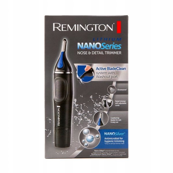 Zastřihovač Remington NE3870 Nano Lithium s čepelemi z z nerezové oceli 3v1