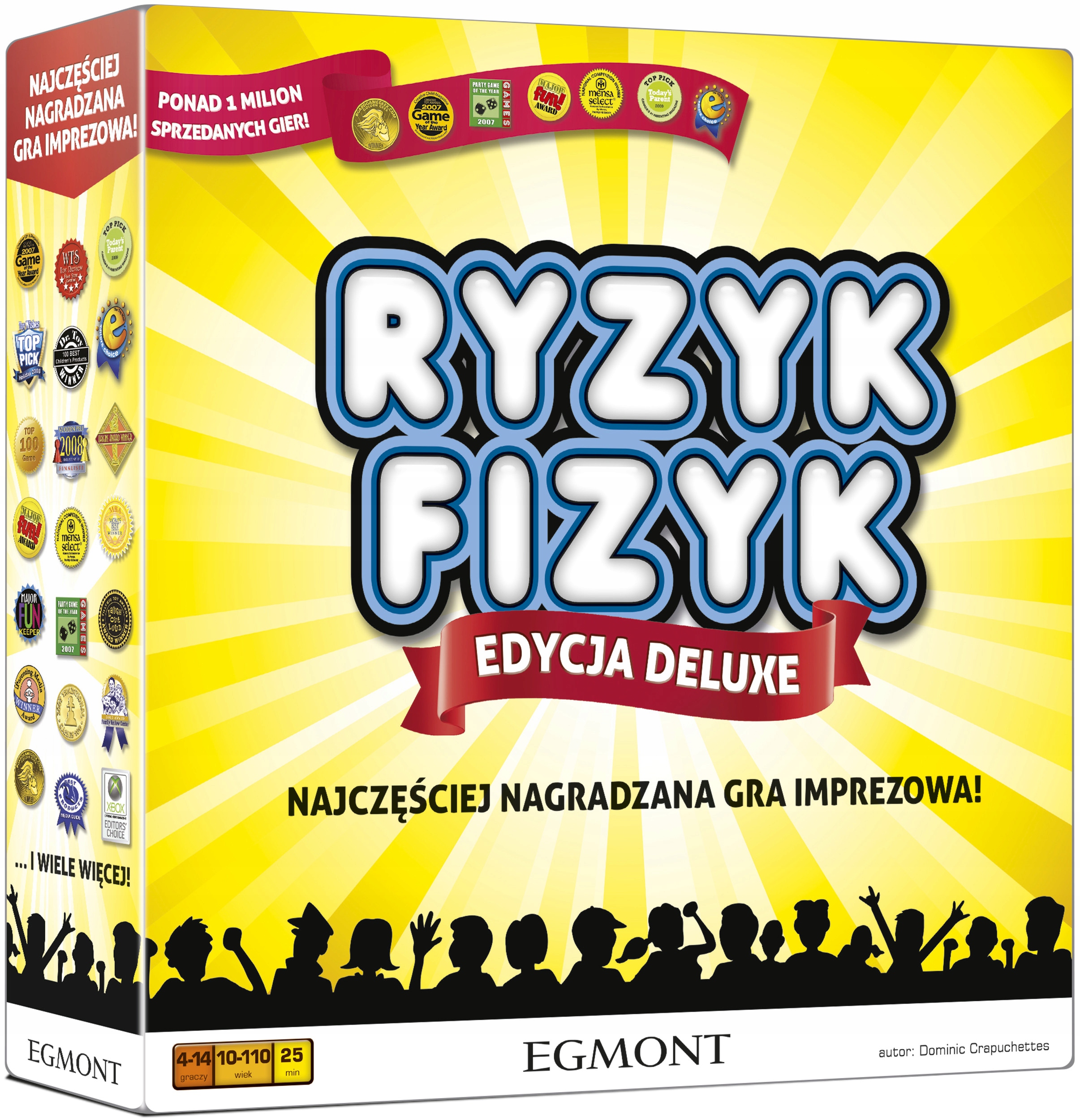 Ryzyk Fizyk Gra Planszowa Egmont Quiz Imprezowa 4–14 graczy 10+