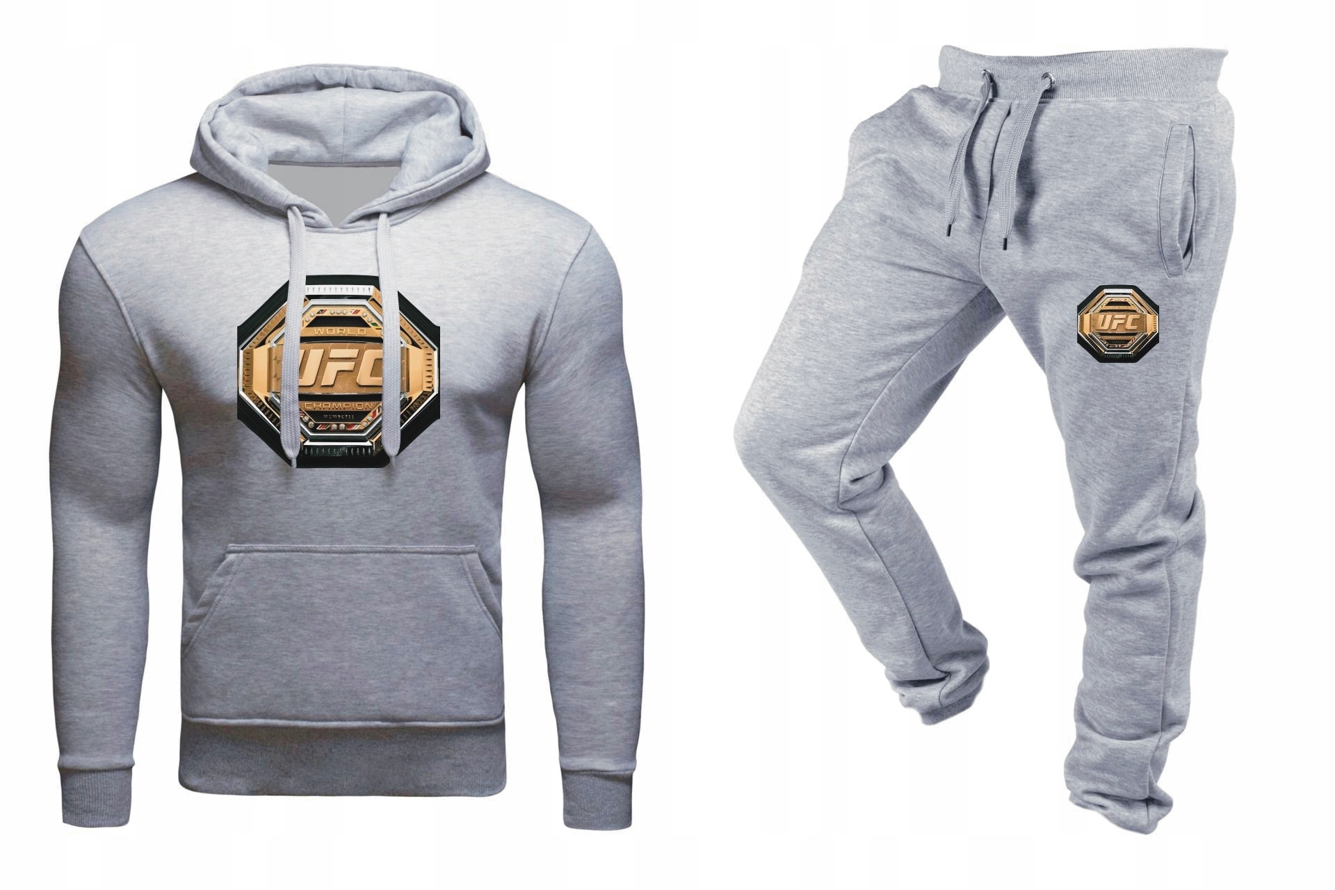 Tepláková Souprava Teplákovka Pánská Ufc Mikina A Kalhoty Šedá L