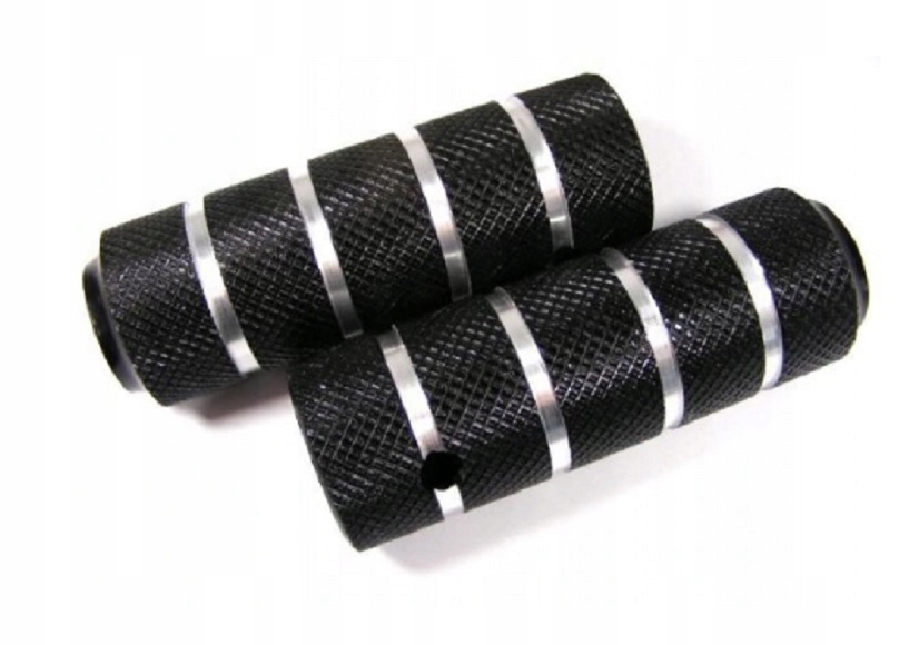 Pegi do Bmx Alu czarne średnica 38 mm długość 110mm gwint 3/8 ok 10mm