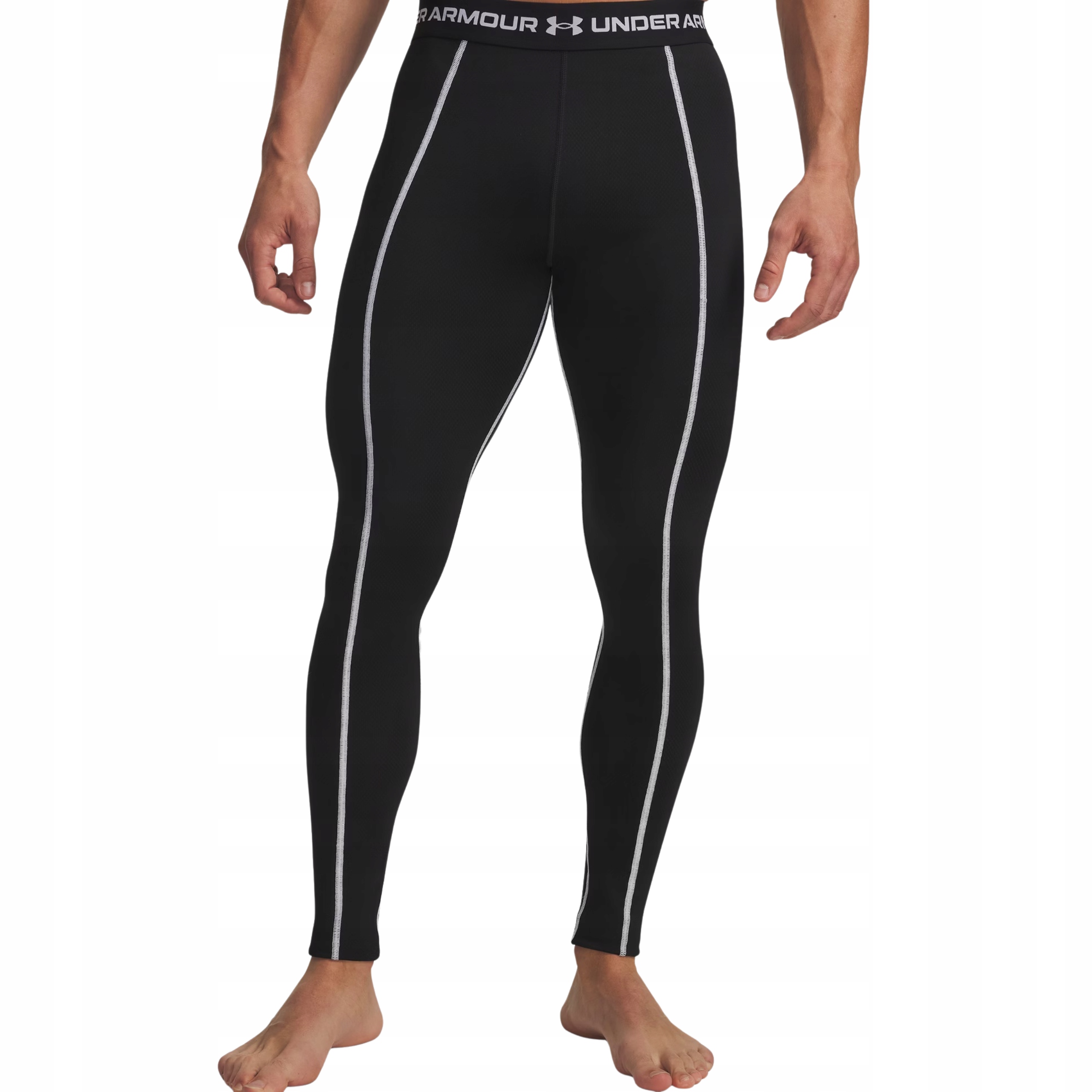 Męskie Legginsy Kompresyjne Dopasowane Treningowe Under Armour L