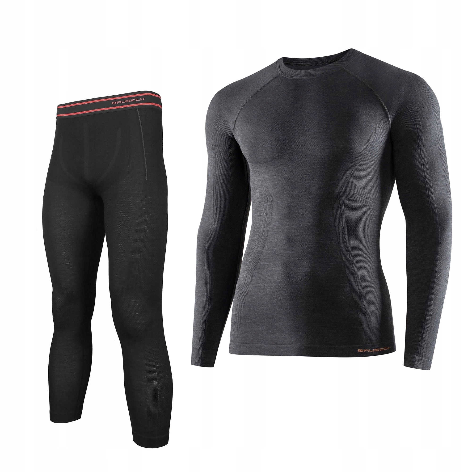 Męska Bielizna Termoaktywna Brubeck Active Wool Merino Komplet termiczna
