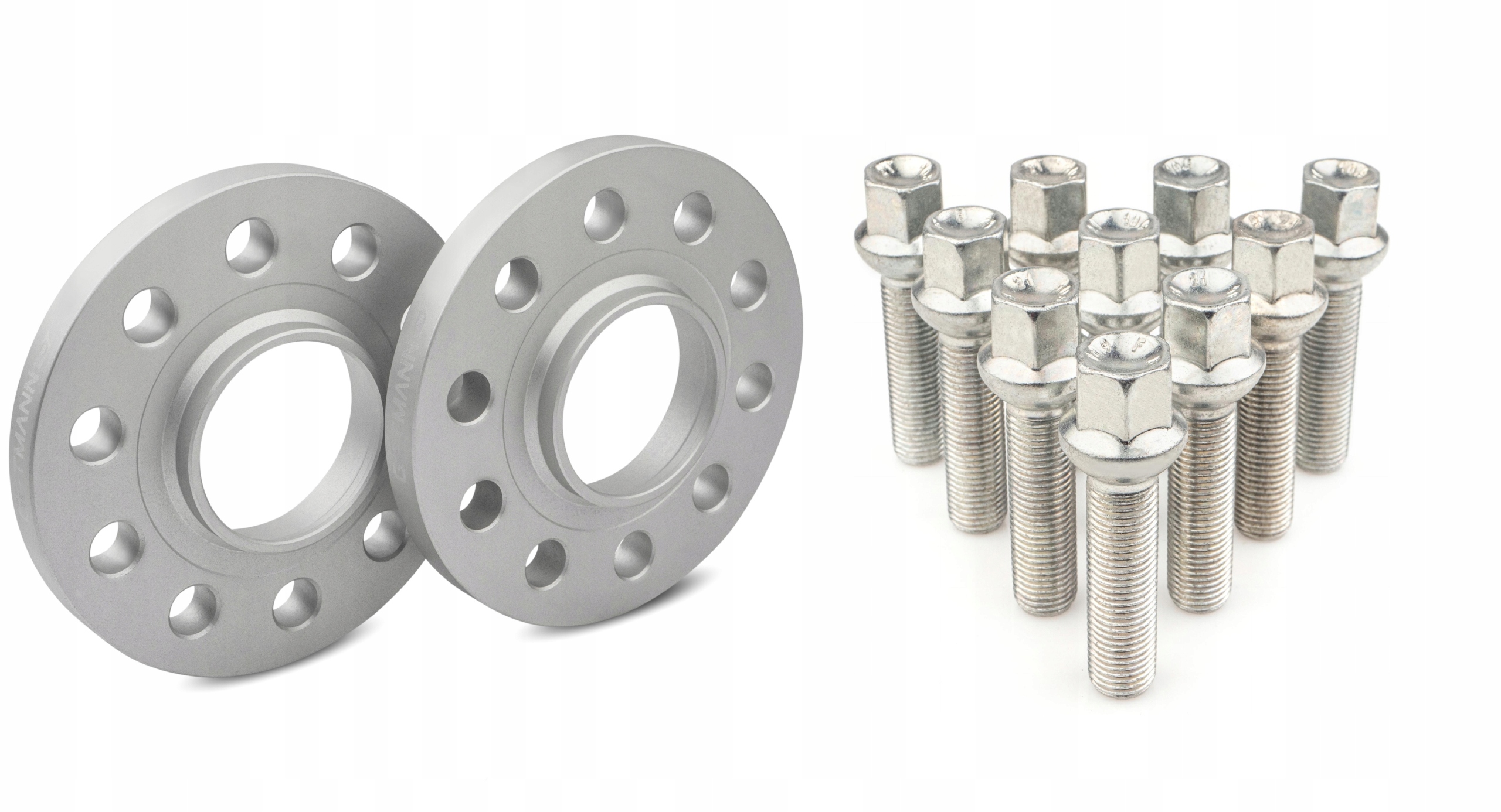 Průchozí distanční prvky 10 mm 5x112 57.1 Audi Seat Skoda Volkswagen šrouby
