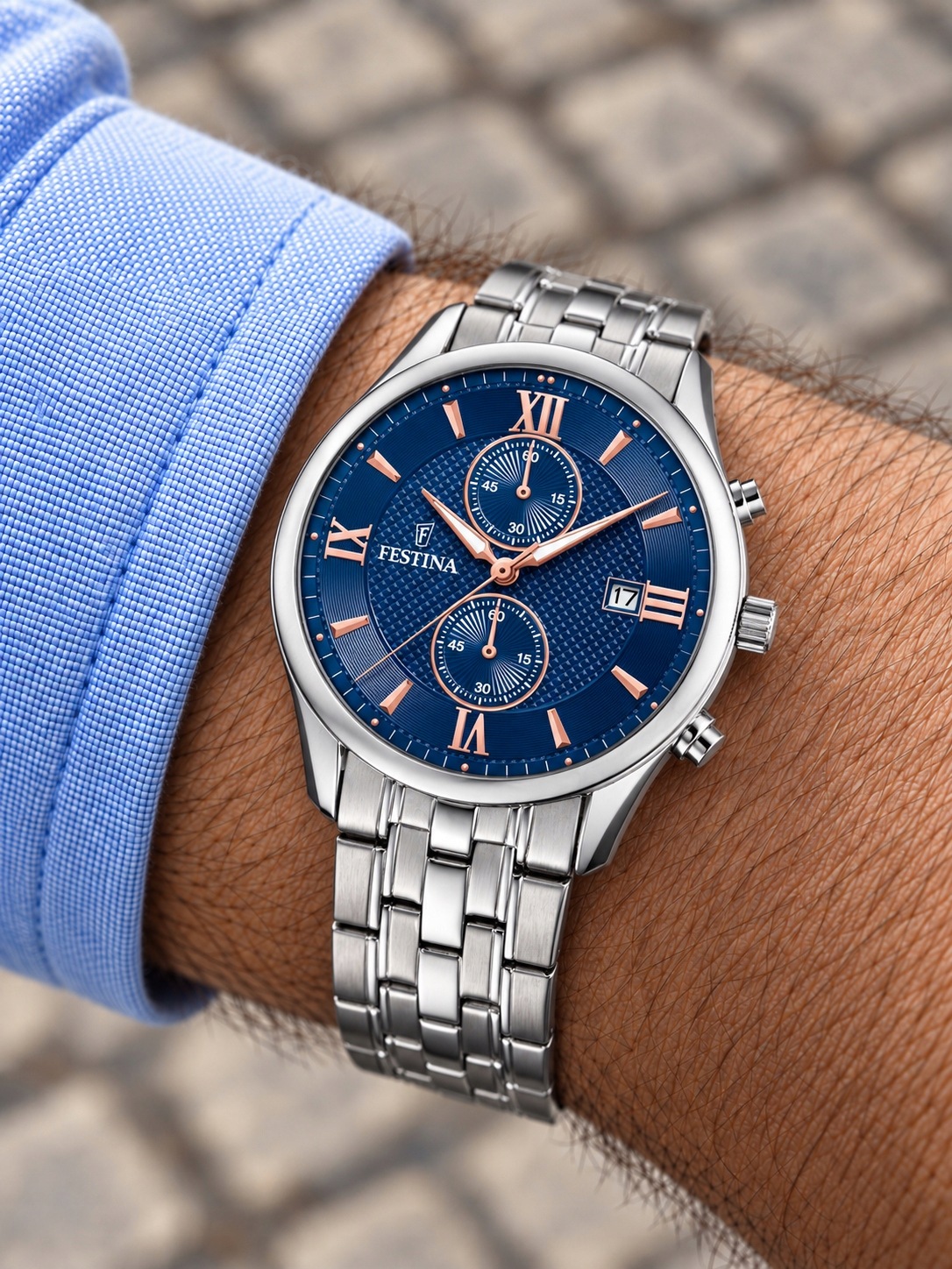 Pánské Hodinky Festina Timeless Chrono F6854/6 42,00 mm 3ATM