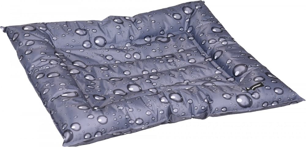 Levně Flamingo Chladící pelíšek pro psy šedý vzor kapky 56x66cm